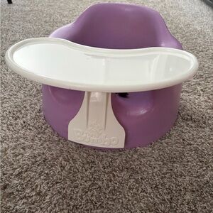 Bumbo Purple Baby Seat with Tray